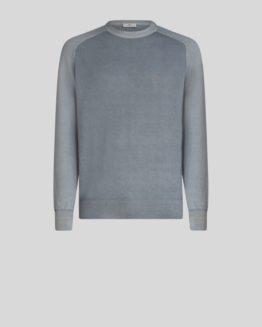 WOOL JUMPER WITH LOGO
