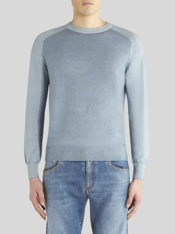 WOOL JUMPER WITH LOGO