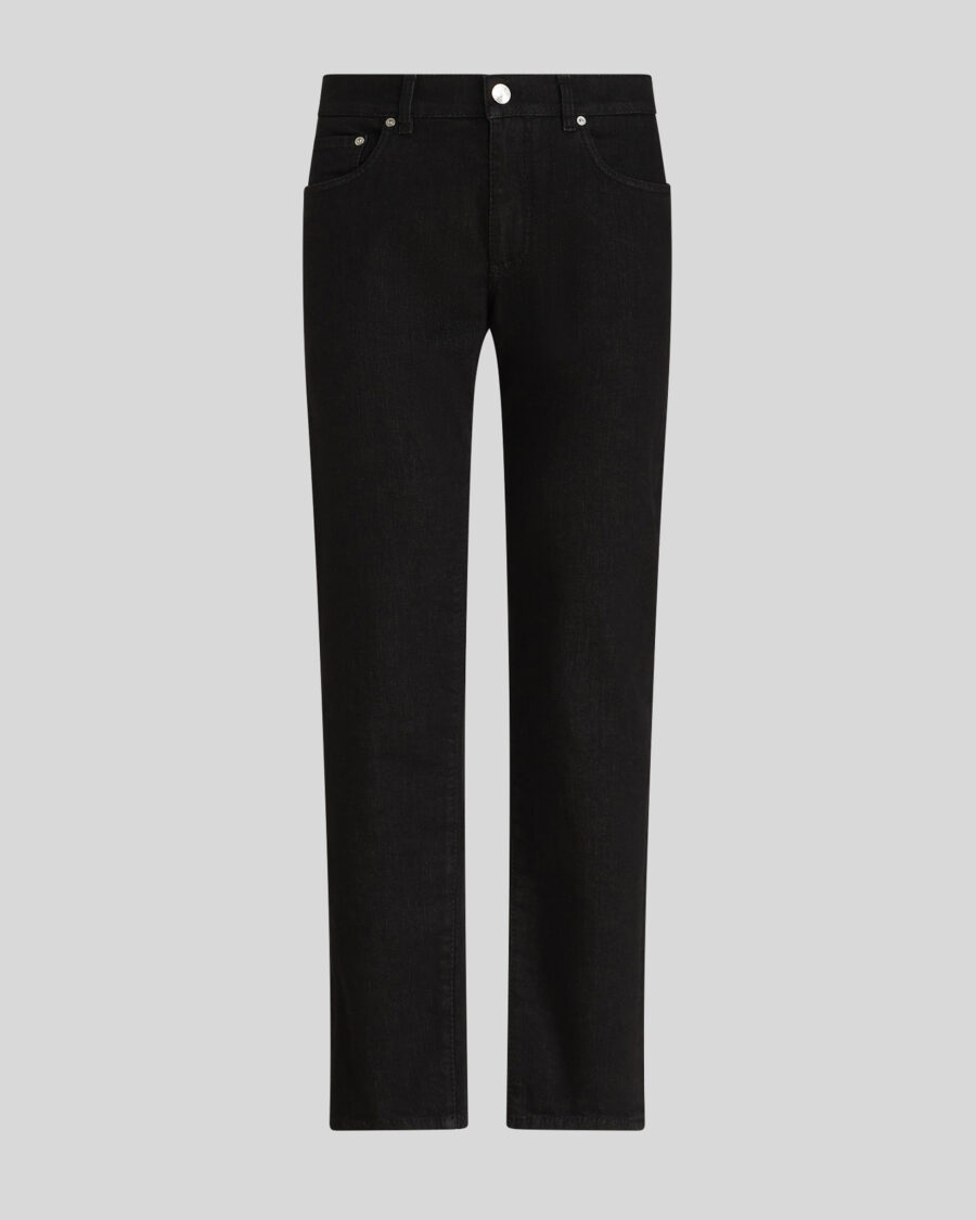 JACQUARD JEANS WITH ETRO LOGO AND PEGASO
