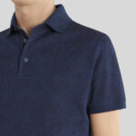 JERSEY POLO SHIRT WITH PAISLEY DESIGNS