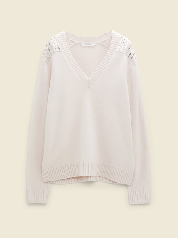 SEQUIN STATEMENTS PULLOVER