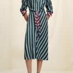 LUXURIOUS STRIPES DRESS
