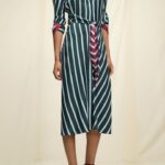 LUXURIOUS STRIPES DRESS