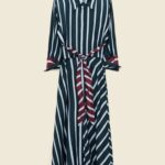 LUXURIOUS STRIPES DRESS
