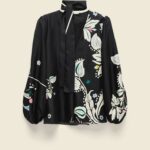 FLOWER WHIRL BLOUSE