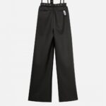 HIGH WAISTED BELTED TROUSERS
