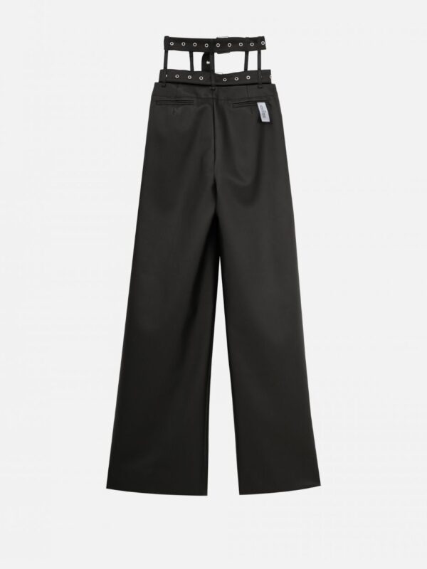 HIGH WAISTED BELTED TROUSERS