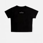 CROPPED TEE WITH LOGO