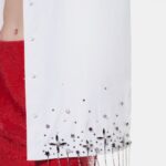BEADED OPEN BACK SHIRT