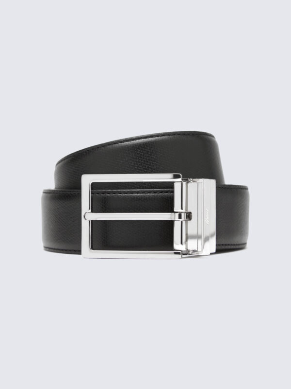 GRAINED CALF LEATHER BELT