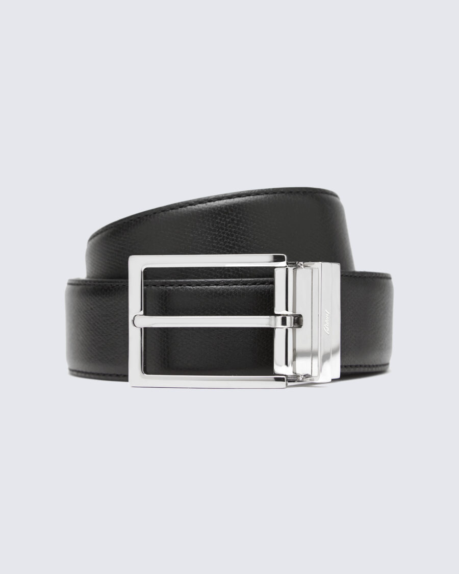 GRAINED CALF LEATHER BELT