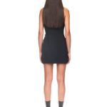 SLEEVELESS DINNER JACKET MINI DRESS