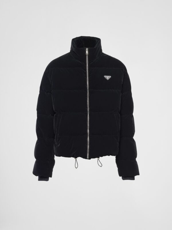 VELVET PUFFER JACKET