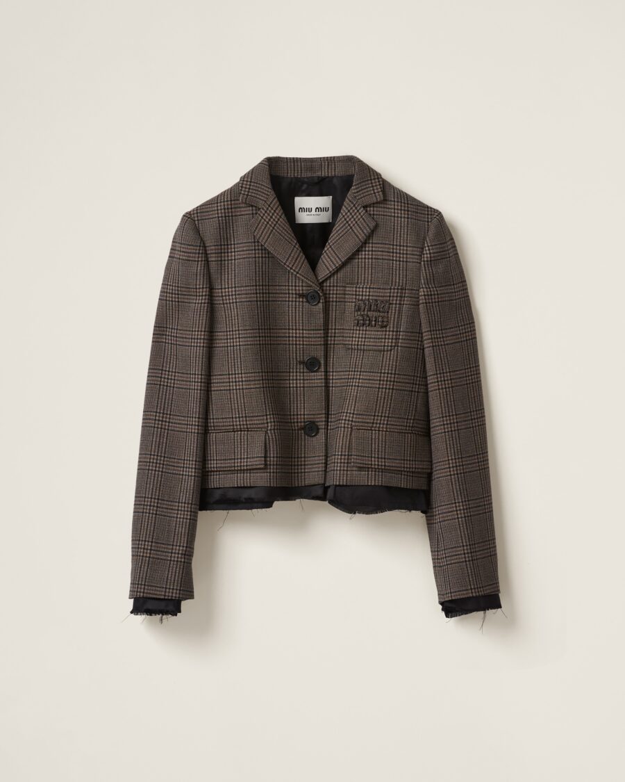 SINGLE BREASTED CROPPED BLAZER