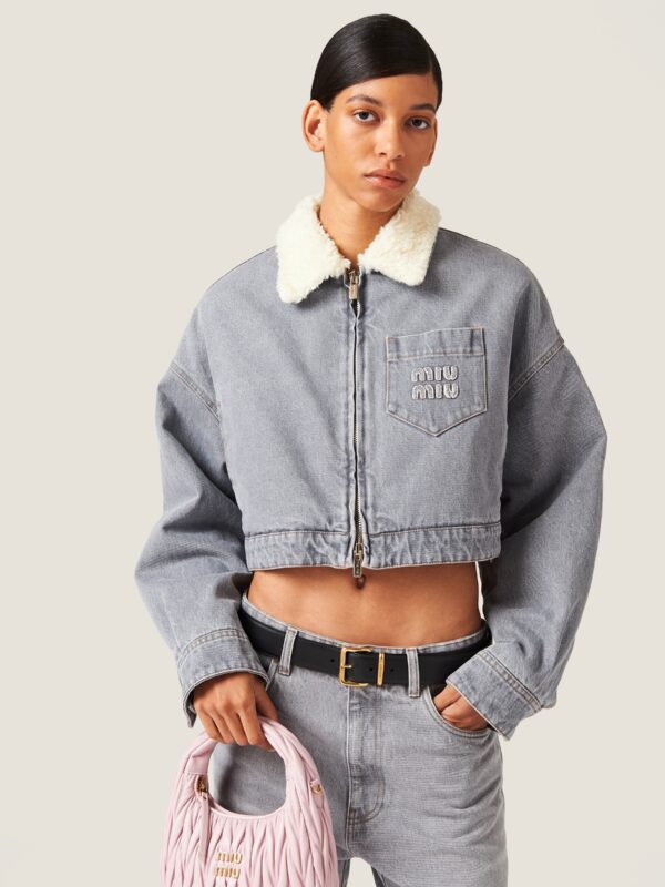 DENIM BLOUSON JACKET