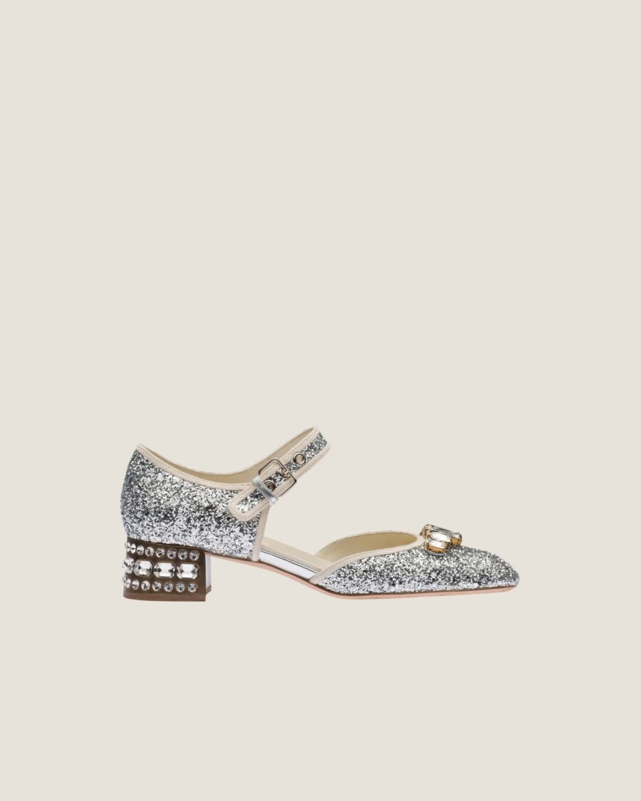 GLITTER PUMPS
