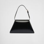BRUSHED LEATHER HANDBAG