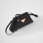 BRUSHED LEATHER HANDBAG