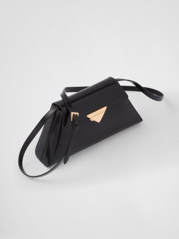 BRUSHED LEATHER HANDBAG