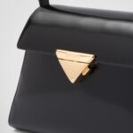BRUSHED LEATHER HANDBAG
