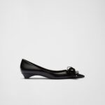 BRUSHED LEATHER PUMPS