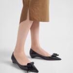BRUSHED LEATHER PUMPS