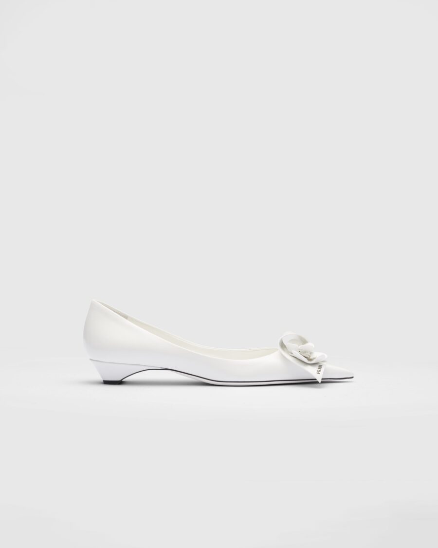 BRUSHED LEATHER PUMPS