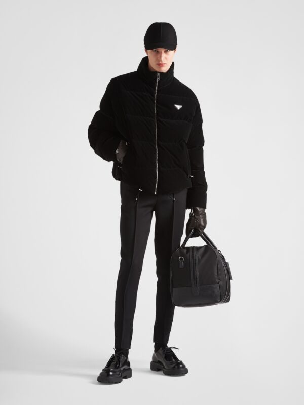 VELVET PUFFER JACKET