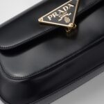 BRUSHED LEATHER SHOULDER BAG