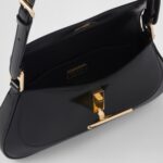BRUSHED LEATHER SHOULDER BAG