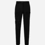 EMBROIDERED TROUSERS