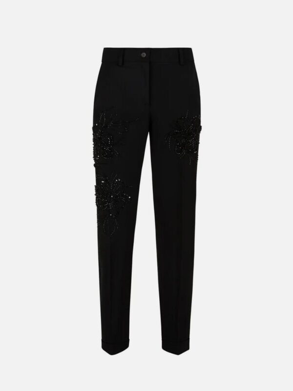 EMBROIDERED TROUSERS