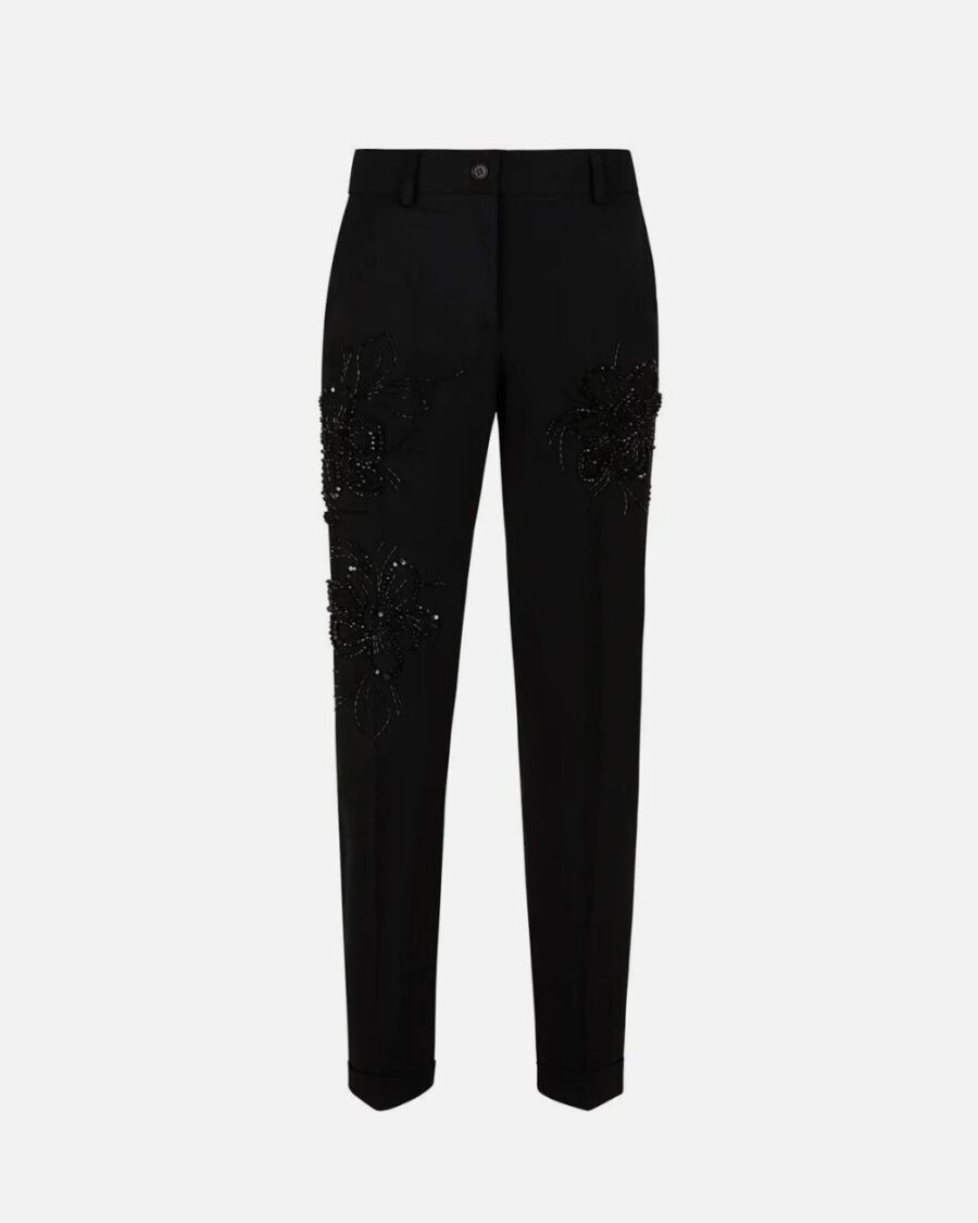 EMBROIDERED TROUSERS