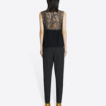 EMBROIDERED MESH TOP