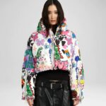 PUFF KHRIS CROP GRAFFITI LOVE MULTICOLOR LOVE