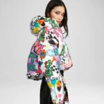 PUFF KHRIS CROP GRAFFITI LOVE MULTICOLOR LOVE