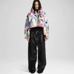 PUFF KHRIS CROP GRAFFITI LOVE MULTICOLOR LOVE