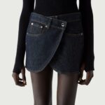 DENIM MINI SKIRT