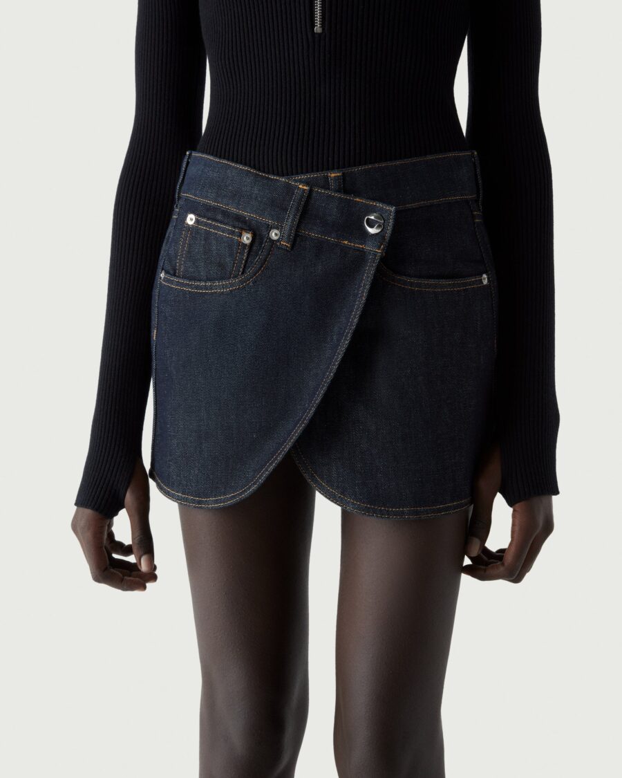 DENIM MINI SKIRT