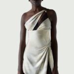 ASYMMETRIC MINI DRESS