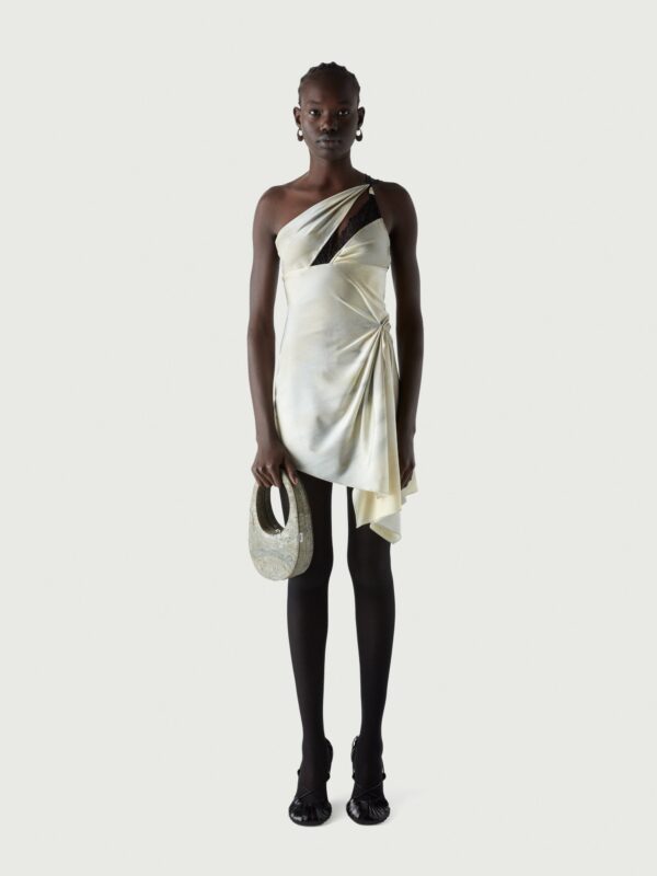 ASYMMETRIC MINI DRESS