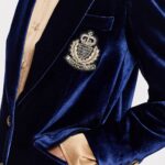 ARMAND VELOURS MARINE JACKET