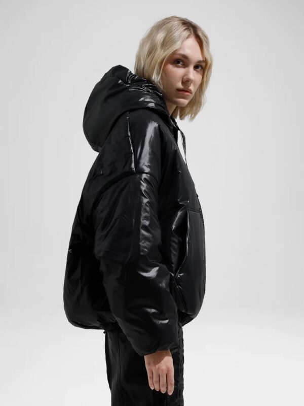 PUFF HOODIE LIGHT PADDED BLACK