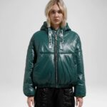 PUFF HOODIE LIGHT PADDED FOREST GREEN