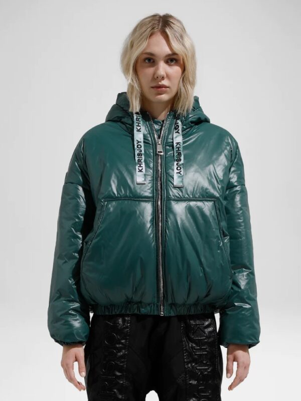 PUFF HOODIE LIGHT PADDED FOREST GREEN