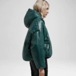 PUFF HOODIE LIGHT PADDED FOREST GREEN