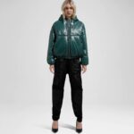 PUFF HOODIE LIGHT PADDED FOREST GREEN