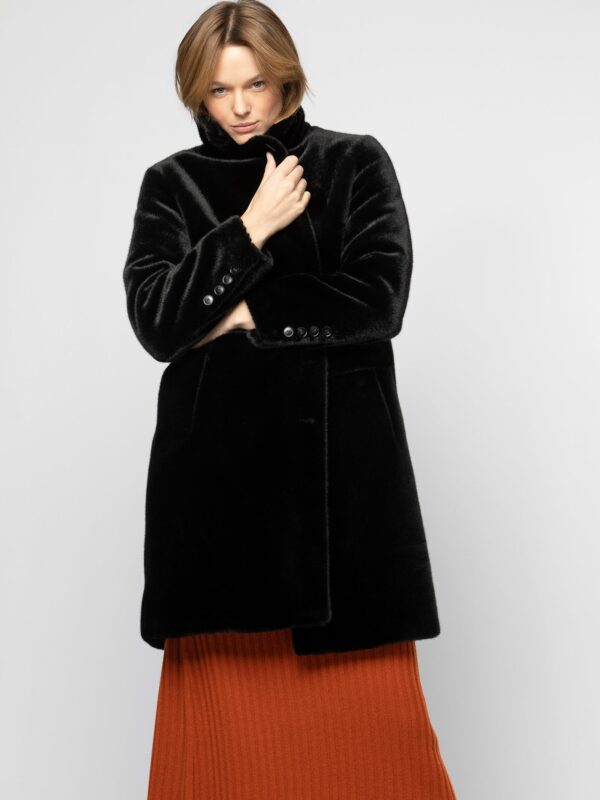 MALYA FAUX MINK COAT