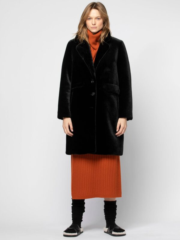 MALYA FAUX MINK COAT