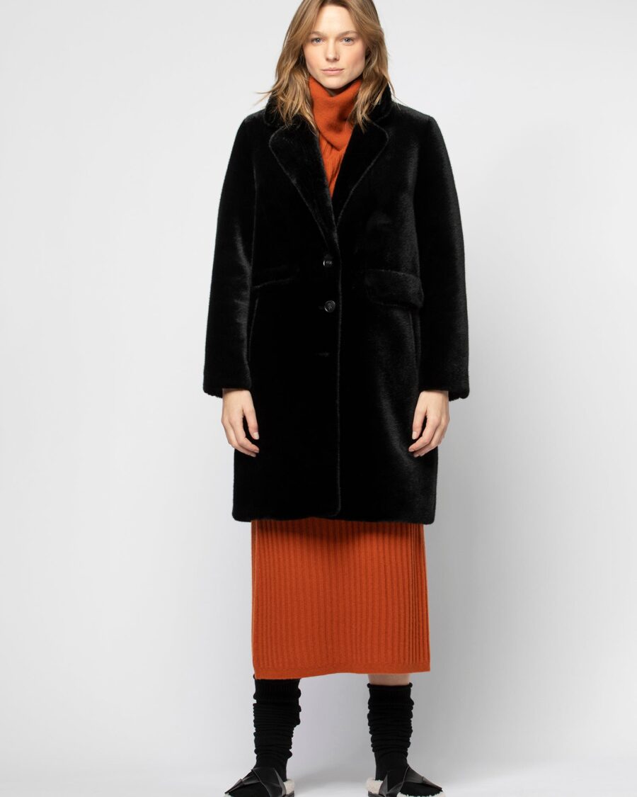 MALYA FAUX MINK COAT